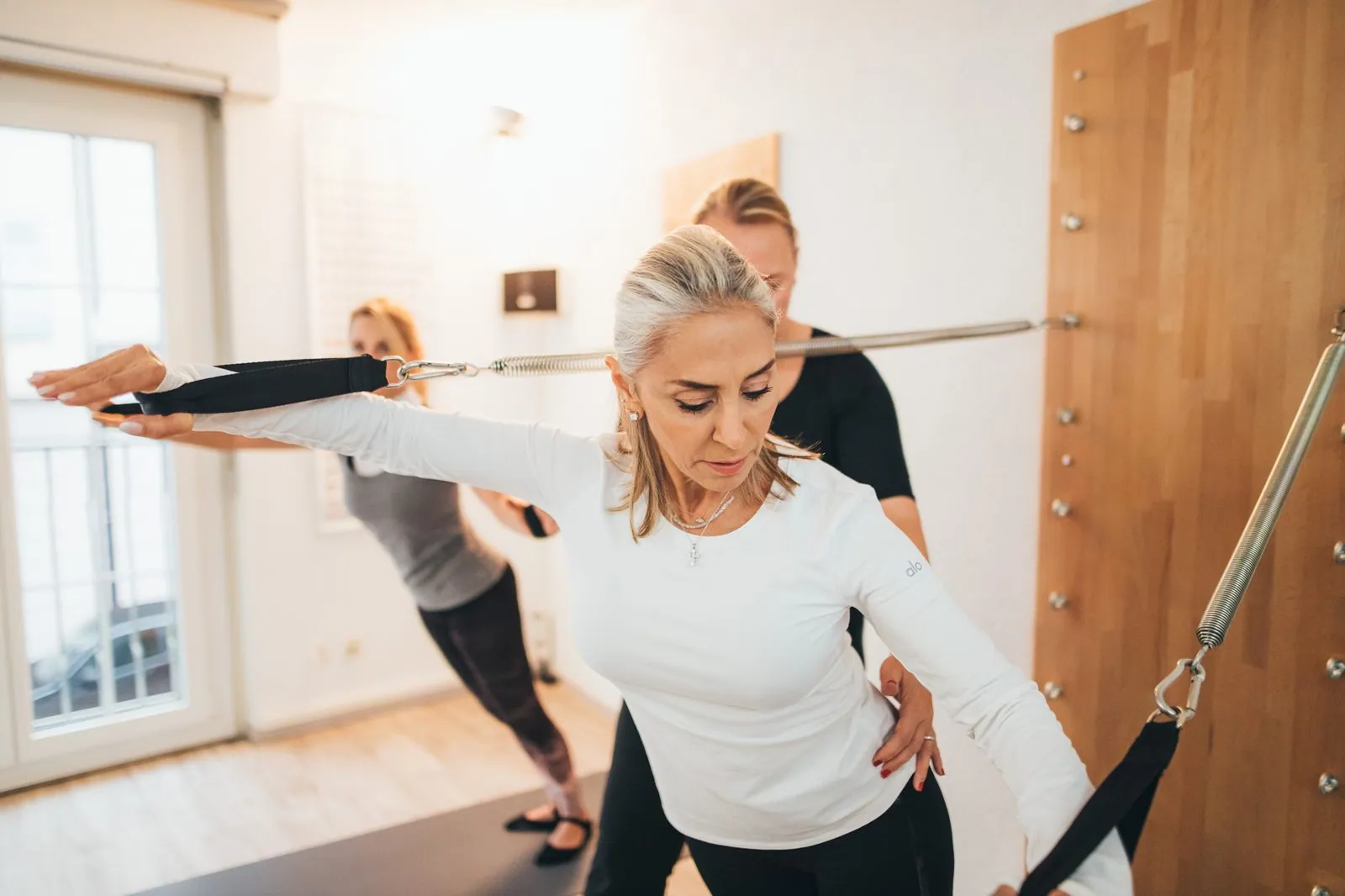 Cours semi-privé au Pilates Wall